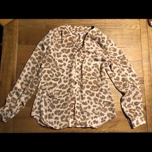 Leopard print blouse